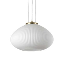 IDEAL LUX Κρεμαστό Φωτιστικό PLISSE 1XE27 Χρυσού Χρώματος – 264547