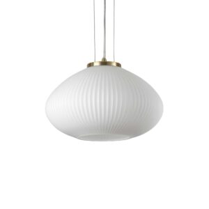 IDEAL LUX Κρεμαστό Φωτιστικό PLISSE 1XE27 Χρυσού Χρώματος – 264547