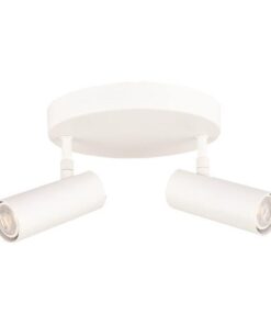 ΣΠΟΤ ΟΡΟΦΗΣ ΡΟΖΕΤΑ ΔΙΠΛΗ GU10 SLIM ΛΕΥΚΗ EUROLAMP 145-25002