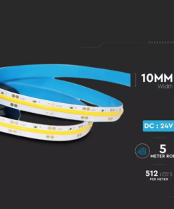 Tαινία LED COB DC:24V 12W/m IP20 6000K Ψυχρό λευκό V-TAC – 2651