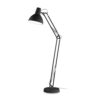 IDEAL LUX  Φωτιστικό Δαπέδου WALLY 1xE27 Μαύρου Χρώματος – 265292