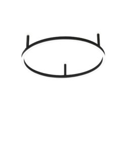 IDEAL LUX Φωτιστικό Οροφής ORACLE SLIM LED 32W 3000K Μαύρου Χρώματος – 265988