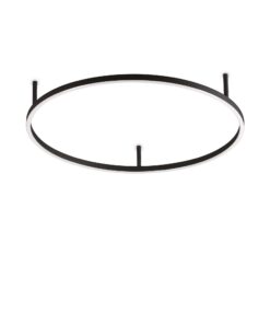 IDEAL LUX Φωτιστικό Οροφής ORACLE SLIM LED 38W 3000K Μαύρου Χρώματος – 266008