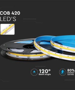 LED Ταινία COB 10W V-TAC Dimmable 24V 1000lm/m Θερμό 3000K 5 Μέτρα – 2667