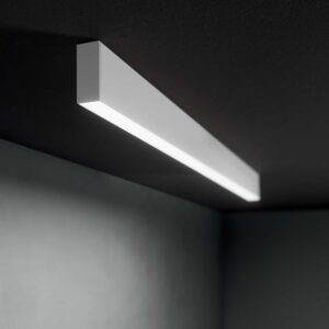 IDEAL LUX Κρεμαστό Φωτιστικό Οροφής STEEL LED 36W 3000K Λευκού Χρώματος – 267128