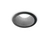 IDEAL LUX Χωνευτό Φωτιστικό Οροφής GAME ROUND LED 11W 4000K IP40 Μαύρου Χρώματος – 267968
