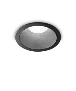 IDEAL LUX Χωνευτό Φωτιστικό Οροφής GAME ROUND LED 11W 4000K IP40 Μαύρου Χρώματος – 267968