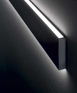 IDEAL LUX Επιτοίχιο Φωτιστικό LINUS LED 32W 4000K Μαύρου Χρώματος – 268071