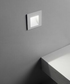 IDEAL LUX Χωνευτό Φωτιστικό Τοίχου BIT LED 2W 3000K IP65 Χρώματος Ανθρακί – 269009