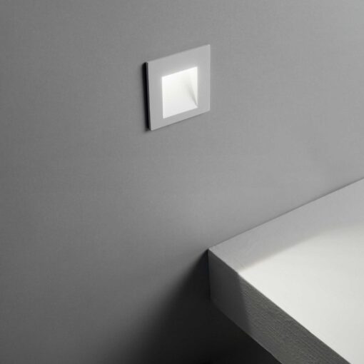 IDEAL LUX Χωνευτό Φωτιστικό Τοίχου BIT LED 2W 3000K IP65 Χρώματος Ανθρακί – 269009