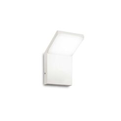 IDEAL LUX Φωτιστικό Τοίχου Βεράντας STYLE LED 9W 3000K IP54 Λευκού Χρώματος – 269139