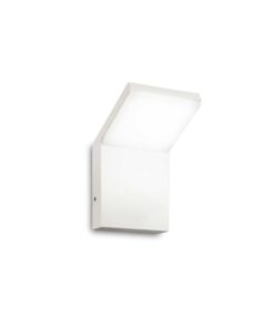 IDEAL LUX Φωτιστικό Τοίχου Βεράντας STYLE LED 9W 3000K IP54 Λευκού Χρώματος – 269139