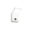 IDEAL LUX Επιτοίχιο Φωτιστικό Κήπου STYLE LED 9.5W 3000K IP54 Ανιχνευτή Κίνησης Λευκού Χρώματος – 269146