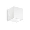 IDEAL LUX Απλίκα Τοίχου RUBIK LED 8,5W 3000K IP54 Λευκού Χρώματος – 269313