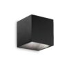 IDEAL LUX Απλίκα Τοίχου RUBIK LED 8.5W 3000K IP54 Μαύρου Χρώματος – 269320
