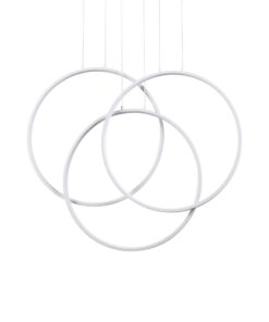 IDEAL LUX Κρεμαστό Φωτιστικό FRAME LED 82W 3000K Λευκού Χρώματος – 269351