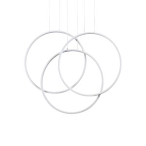 IDEAL LUX Κρεμαστό Φωτιστικό FRAME LED 82W 3000K Λευκού Χρώματος – 269351