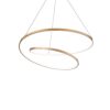 IDEAL LUX Κρεμαστό Φωτιστικό OZ SP LED 48W 3000K Χρυσού Χρώματος – 304564