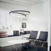 IDEAL LUX Κρεμαστό Φωτιστικό OZ SP LED 48W 3000K Μαύρου Χρώματος – 304557
