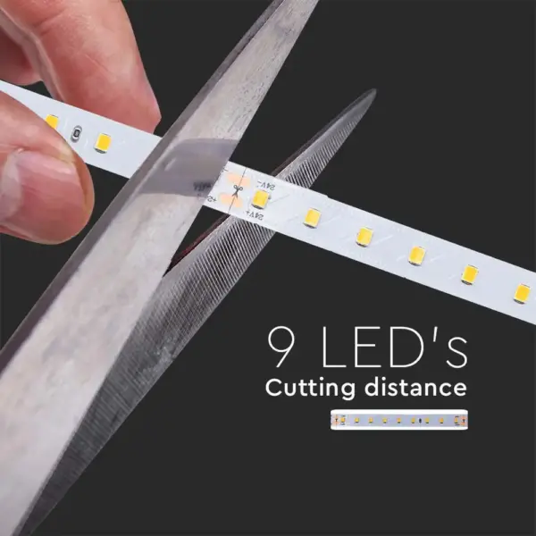 LED Ταινία 4W V-TAC Dimmable 24V 800lm/m CRI >90 Θερμό 3000K 5 Μέτρα – 2696