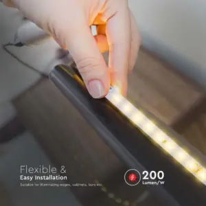 LED Ταινία 4W V-TAC Dimmable 24V 800lm/m CRI ></noscript>90 Θερμό 3000K 5 Μέτρα – 2696