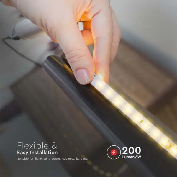 LED Ταινία 4W V-TAC Dimmable 24V 800lm/m CRI >90 Θερμό 3000K 5 Μέτρα – 2696