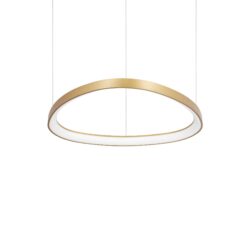IDEAL LUX Κρεμαστό Φωτιστικό  GEMINI LED 48W 3000K Χρυσού Χρώματος – 269832