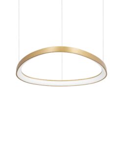 IDEAL LUX Κρεμαστό Φωτιστικό  GEMINI LED 48W 3000K Χρυσού Χρώματος – 269832
