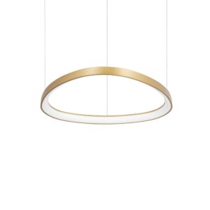 IDEAL LUX Κρεμαστό Φωτιστικό  GEMINI LED 48W 3000K Χρυσού Χρώματος – 269832