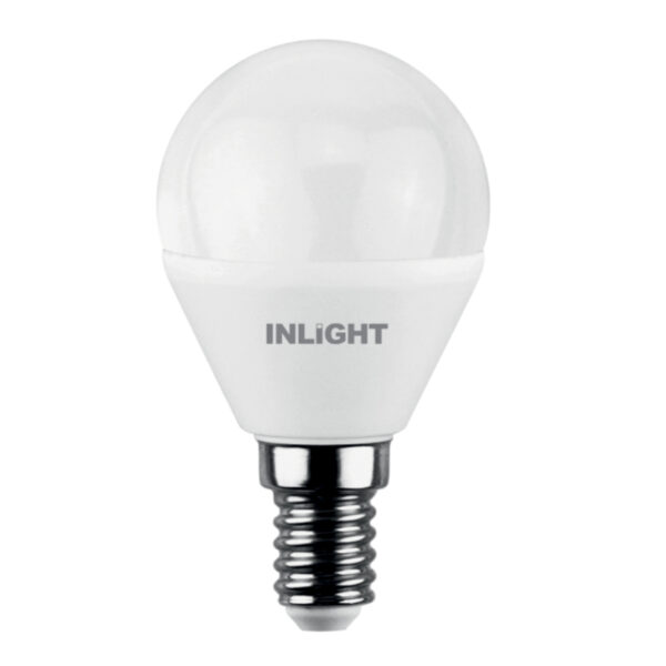 InLight E14 LED G45 5,5watt 4000K  Φυσικό Λευκό (7.14.05.14.2)