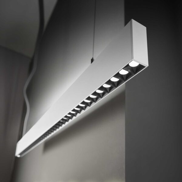 IDEAL LUX Κρεμαστό Φωτιστικό Οροφής STEEL LED 36W 3000K Λευκού Χρώματος – 270180