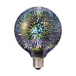 LED Λάμπα E27 G125 4W 3D Filament V-TAC 300° – 212706