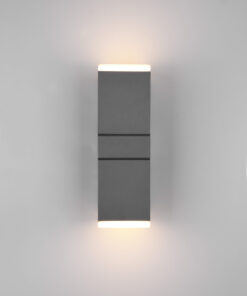 Φωτιστικό Τοίχου Up-Down Περιστρεφόμενο Ανθρακί AVON LED 14W 1600lm 3000K IP54 Trio Lighting – 270660242