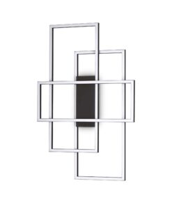 IDEAL LUX Φωτιστικό Οροφής FRAME LED 31W 3000K Μαύρου Χρώματος – 270661