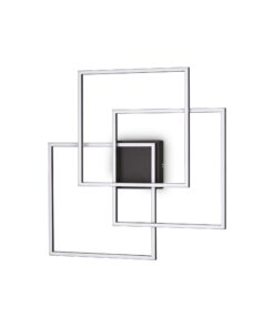 IDEAL LUX Φωτιστικό Οροφής FRAME LED 35W 3000K Μαύρου Χρώματος – 270678