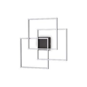IDEAL LUX Φωτιστικό Οροφής FRAME LED 35W 3000K Μαύρου Χρώματος – 270678