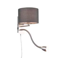 Φωτιστικό Τοίχου Trio Lighting E14 Νίκελ Ματ Μεταλλικό – 271170211