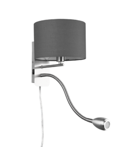 Φωτιστικό Τοίχου Trio Lighting E14 Νίκελ Ματ Μεταλλικό – 271170211