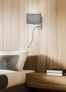 Φωτιστικό Τοίχου Trio Lighting E14 Νίκελ Ματ Μεταλλικό – 271170211