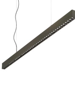IDEAL LUX Κρεμαστό Φωτιστικό OFFICE LED 30W 3000K Μαύρου Χρώματος – 271187