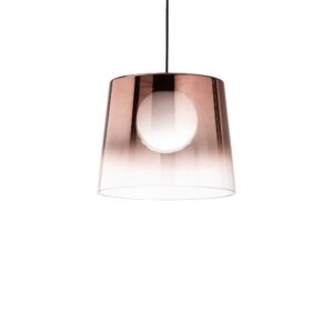 IDEAL LUX Κρεμαστό Φωτιστικό FADE 1xG9 Ροζ Χρώματος – 271309