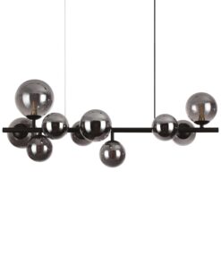 IDEAL LUX Κρεμαστό Φωτιστικό PERLAGE 10xG9 Μαύρου Χρώματος – 271408