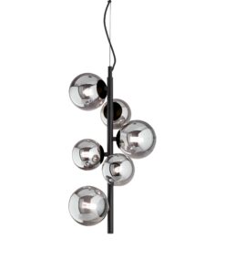 IDEAL LUX Κρεμαστό Φωτιστικό PERLAGE 6xG9 Μαύρου Χρώματος – 271422