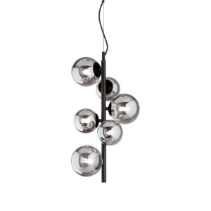 IDEAL LUX Κρεμαστό Φωτιστικό PERLAGE 6xG9 Μαύρου Χρώματος – 271422