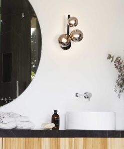 IDEAL LUX Επιτοίχιο Φωτιστικό PERLAGE 3xG9 Χρυσού Χρώματος – 322742