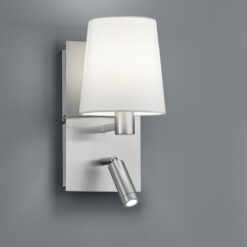Φωτιστικό Τοίχου Trio Lighting E14 Νίκελ Ματ Μεταλλικό 271470207