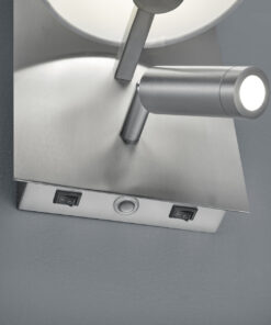 Φωτιστικό Τοίχου Trio Lighting E14 Νίκελ Ματ Μεταλλικό 271470207