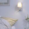 Φωτιστικό Τοίχου Trio Lighting   E14 Νίκελ Ματ Μεταλλικό    271470207