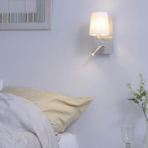 Φωτιστικό Τοίχου Trio Lighting   E14 Νίκελ Ματ Μεταλλικό    271470207