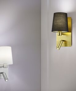 Φωτιστικό Τοίχου Trio Lighting E14 Νίκελ Ματ Μεταλλικό 271470207